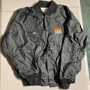 Vintage Todd Black Bomber Jacket COIT Cleaning Restoration Embroidered Uniform